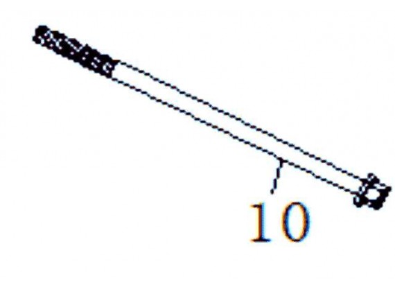 Šroub M10 x 185mm Torino  ZZ zajištení kola