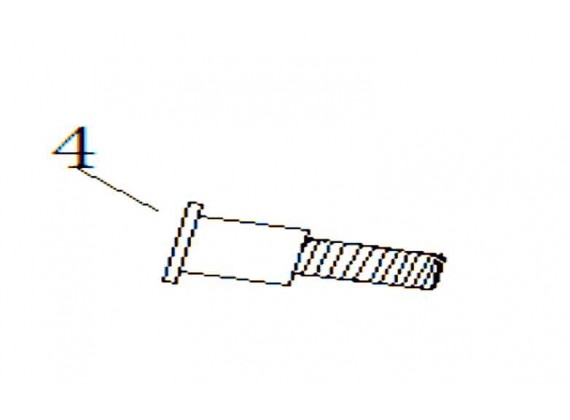 Šroub na bocní stojanM10×25mm