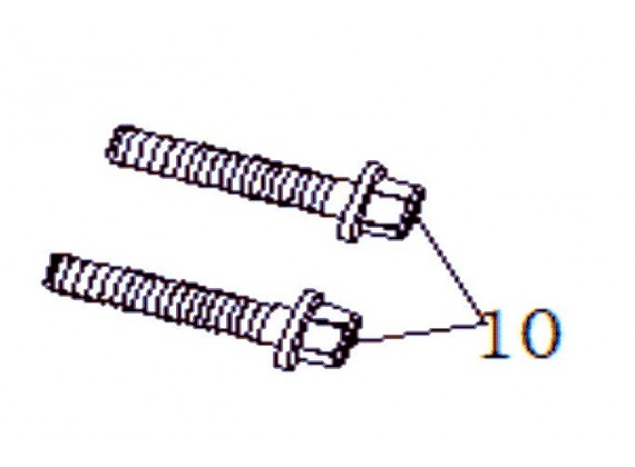 Šrouby M10×40mm Torino ZZ