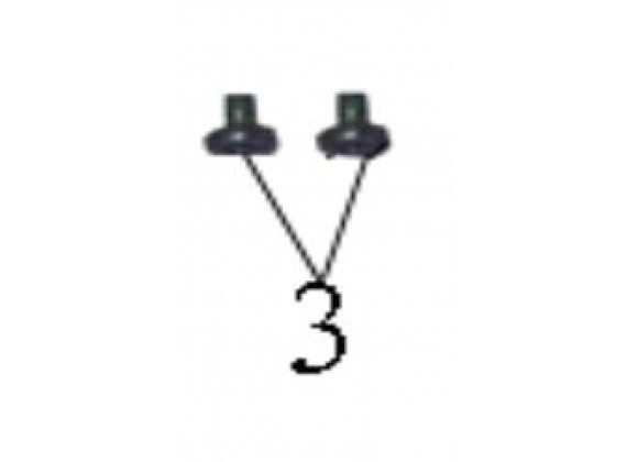 Šrouby na upevnení zámku