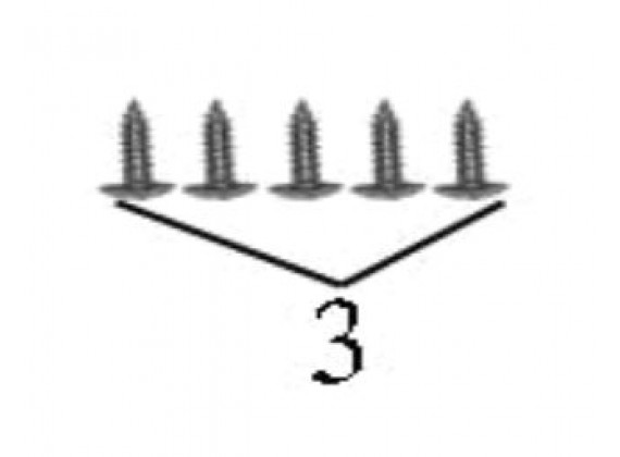 Šrouby pro upevnení plastu