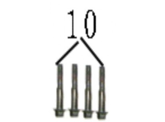 Šrouby pro uchycení tyce rízení