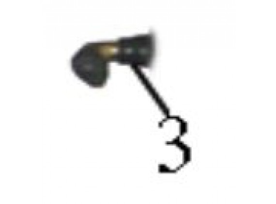 Ventilek Rome zahnutý