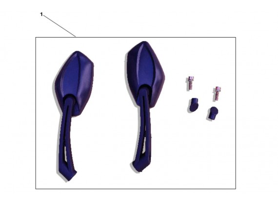 Zrcátka Grande Porto /pouze sada/