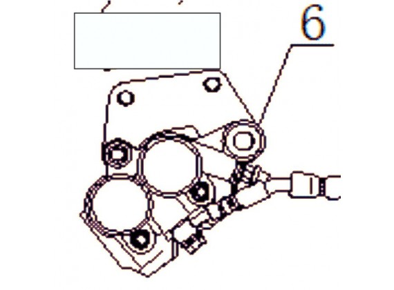 Zadní brzdová sestava komplet Torino ZZ /trmen,tlak.hadicce, pácka/ levá
