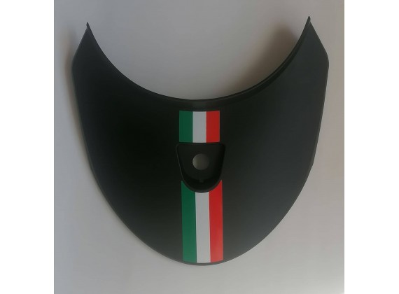 Spojovací plast zadní/pod svetlem/, cerný mat/ Cappucino