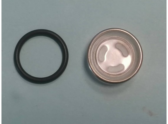 Sklícko brzdové pumpy  s tesnícím kroužkem prúmer 17,96mm