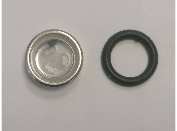 Sklícko brzdové pumpy s tesnícím kroužkem, prumer 12,03mm