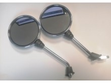 Zrcátka kulatá chrom /dlouhá/, pro elektrokolobežku Urbano