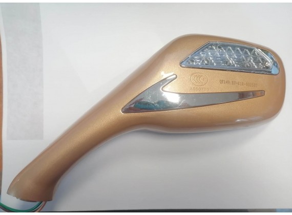 Zrcátko Adonice levé se smer.svetlem, zlaté