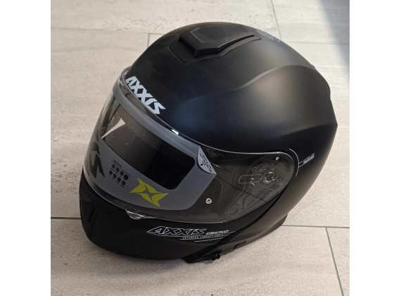 Výklopná helma AXXIS GECKO SV ABS solid matná cerná M
