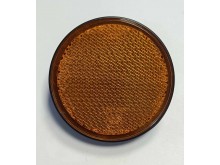 Bocní odrazka kulatá, oranžová  D=59mm/se šroubem  M6