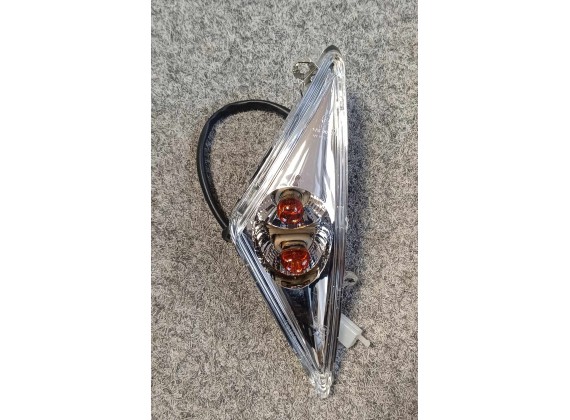 Pravy predni blinkr 12V/10W do kapotaze Torino bily/or.žarovka