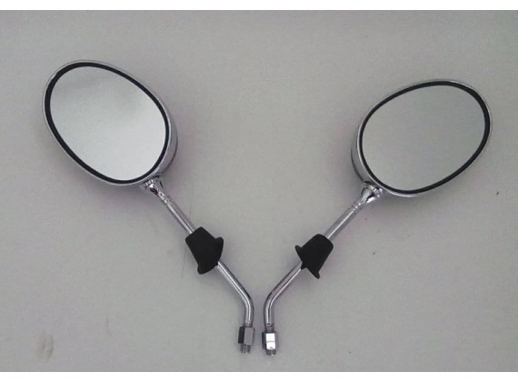 Zrcátka Cappucino cerná - pár