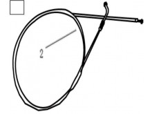 Lanko pro zámek sedadla Mustang