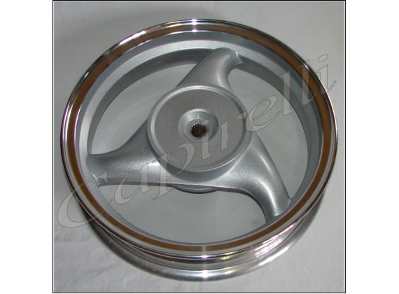 Zadní ráfek - model 50ccm - stríbrný