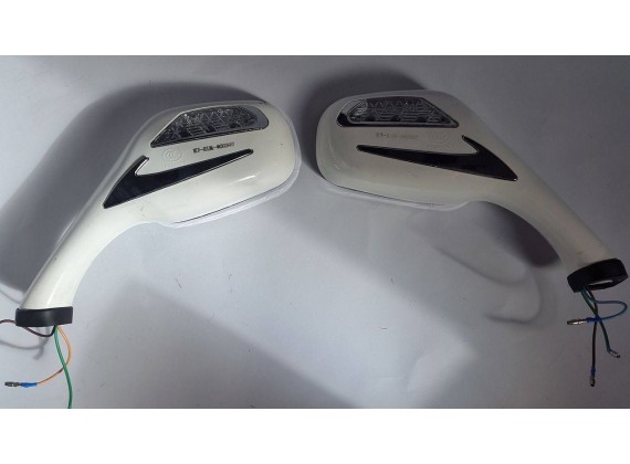 Zrcátka Adonice se smerovými svetly bílá