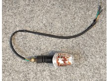 Pravy zadni blinkr Porto 12V/R10W M10 /bile sklo/or.zarovka